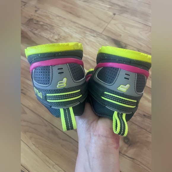 Fila memory TKO TT 4.0 ombré Pink Yellow Athletic Shoes trail running Womens 11 - Picture 10 of 13